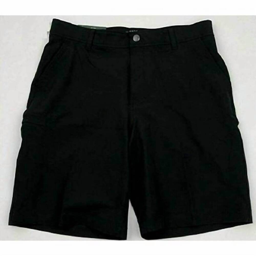 NEW G.H.BASS men's explorer performance cliff peak hybrid shorts in black